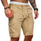 Shorts Deportivos Hombre Sueltos Cómodos con Cinturón Ajustable