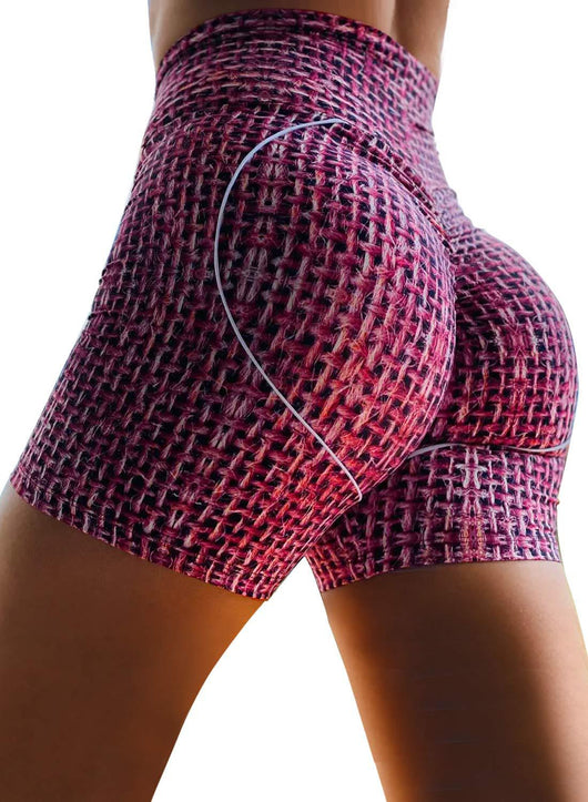 Shorts Deportivos Yoga Cintura Alta Ajustados de Tres Puntos - Image 14