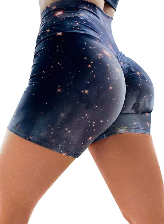 Shorts Deportivos Yoga Cintura Alta Ajustados de Tres Puntos - Image 3