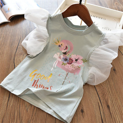 Playera Infantil de Manga Corta con Diseño de Dibujos Animados - Image 11