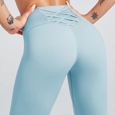 Leggins Deportivos Levantadores de Cadera con Elástico Nude - Image 9