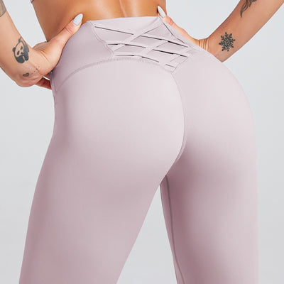 Leggins Deportivos Levantadores de Cadera con Elástico Nude - Image 5