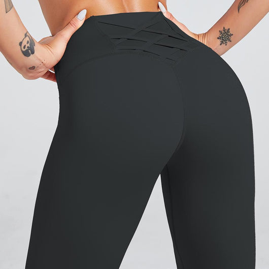 Leggins Deportivos Levantadores de Cadera con Elástico Nude - Image 4