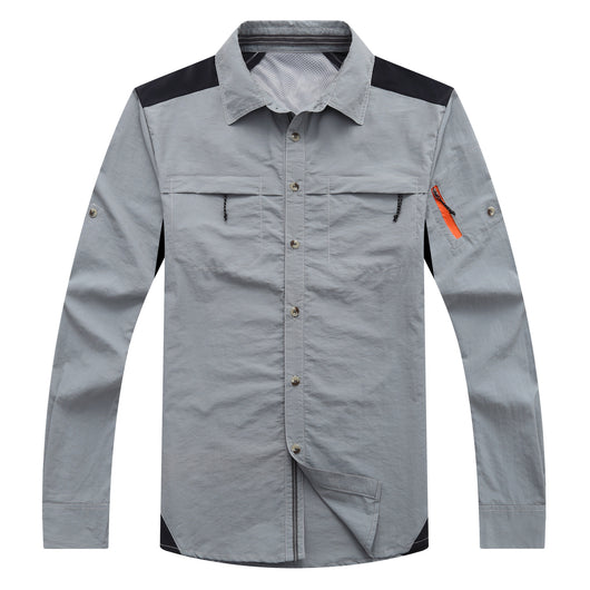 Camisa Deportiva Hombre Manga Corta Desmontable Secado Rápido - Image 7