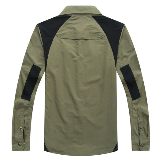 Camisa Deportiva Hombre Manga Corta Desmontable Secado Rápido - Image 11