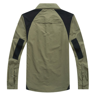 Camisa Deportiva Hombre Manga Corta Desmontable Secado Rápido - Image 4