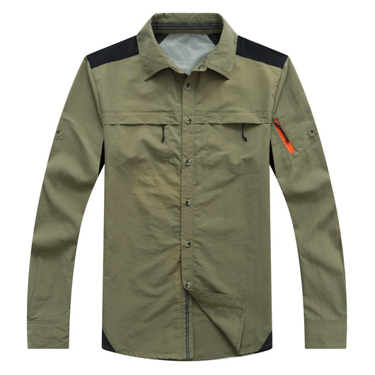 Camisa Deportiva Hombre Manga Corta Desmontable Secado Rápido - Image 3