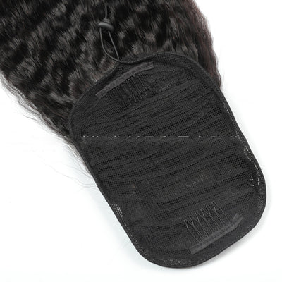 Cabello Humano Lacio Ondulado con Cola de Caballo Integrada - Image 10