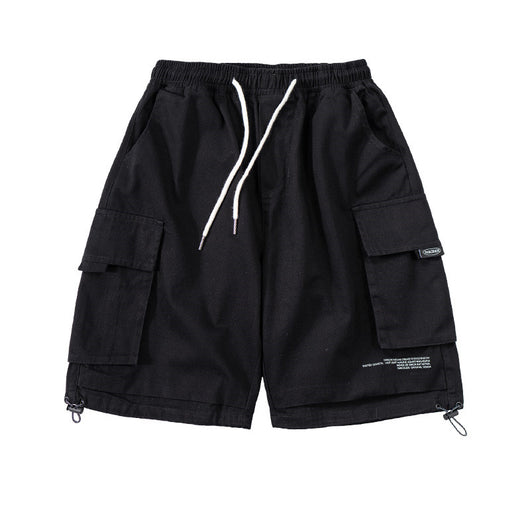 Pantalones Cortos Overol Sueltos Casual de Cinco Bolsillos - Image 7
