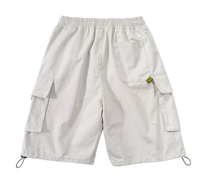 Pantalones Cortos Overol Sueltos Casual de Cinco Bolsillos - Image 11