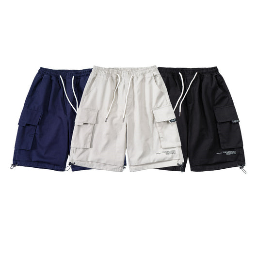 Pantalones Cortos Overol Sueltos Casual de Cinco Bolsillos - Image 10