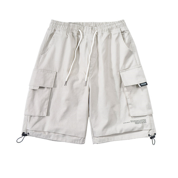 Pantalones Cortos Overol Sueltos Casual de Cinco Bolsillos - Image 3