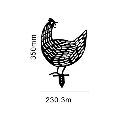 Decoración de Jardín con Figuras de Gallinas - Estacas para Patio y Huerto - Image 30