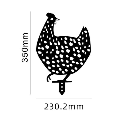 Decoración de Jardín con Figuras de Gallinas - Estacas para Patio y Huerto - Image 28