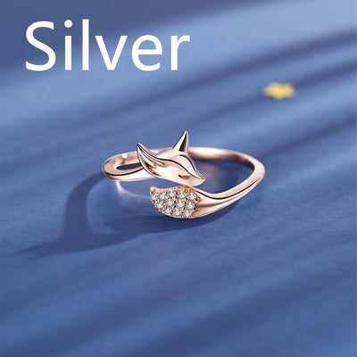 Anillo Zorro Oro Rosado Elegante - Image 7