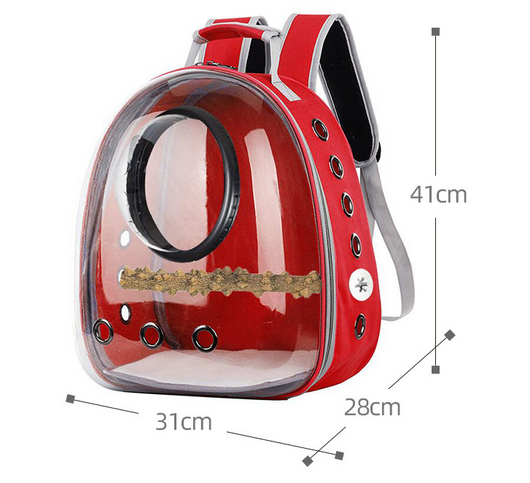 Mochila Transpirable para Mascotas - Bolsa de Viaje Espaciosa para Pájaros y Animales Pequeños - Image 8