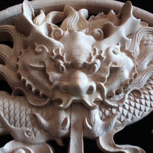 Talla de Dragón Dongyang en Madera Tallada a Mano - Image 5