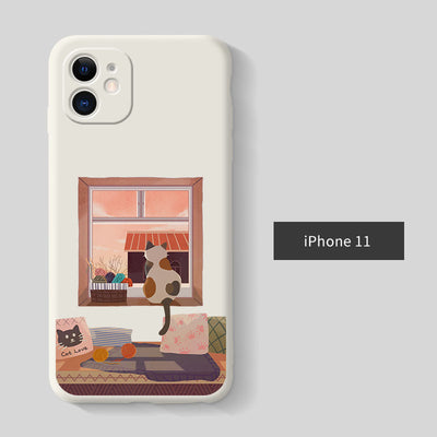 Funda de Silicona Líquida para Apple con Diseño de Dibujos Animados - Image 10