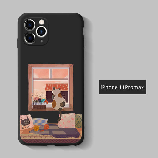 Funda de Silicona Líquida para Apple con Diseño de Dibujos Animados - Image 6
