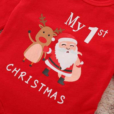 Pijama Enterizo Navideño de Manga Larga para Niños - Image 4