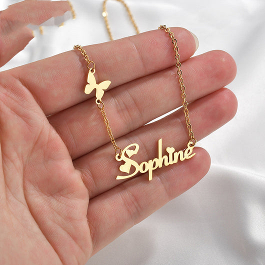 Collar Personalizado de Acero Inoxidable con Letras y Números Grabables para Mujeres - Image 9