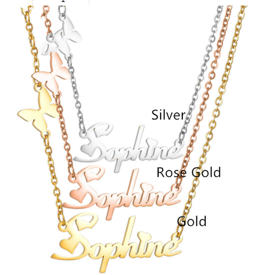 Collar Personalizado de Acero Inoxidable con Letras y Números Grabables para Mujeres - Image 2