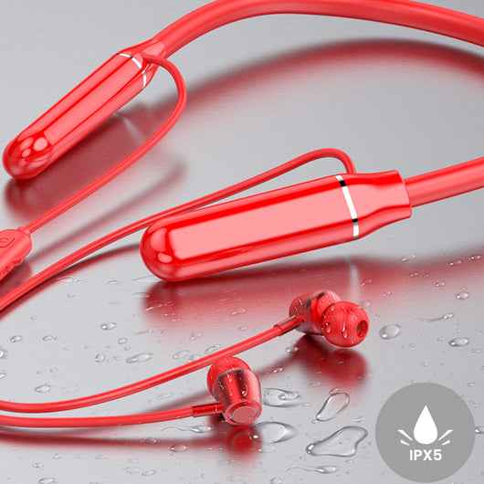Auriculares Bluetooth Deportivos con Collar Magnético y Resistencia al Agua - Image 9