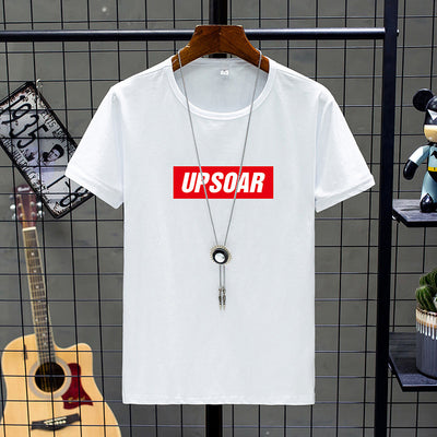Camiseta Básica de Manga Corta para Hombre Cuello Redondo - Image 16