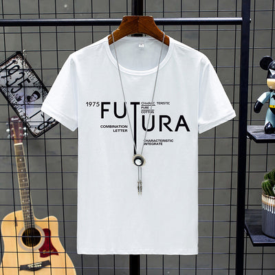 Camiseta Básica de Manga Corta para Hombre Cuello Redondo - Image 3