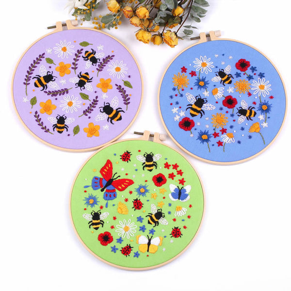 Kit de Costura con Bordado de Abeja para Personalizar