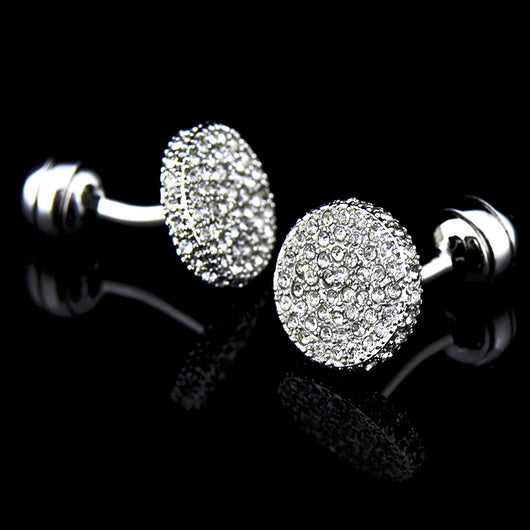 Gemelos de Cristal con Rhinestones para Hombre - Image 2