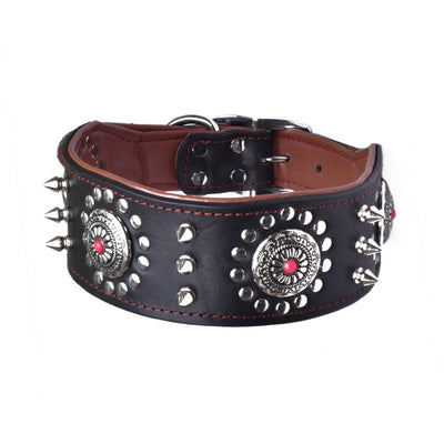Collar Retro para Mascotas con Remaches de Aleación - Image 3