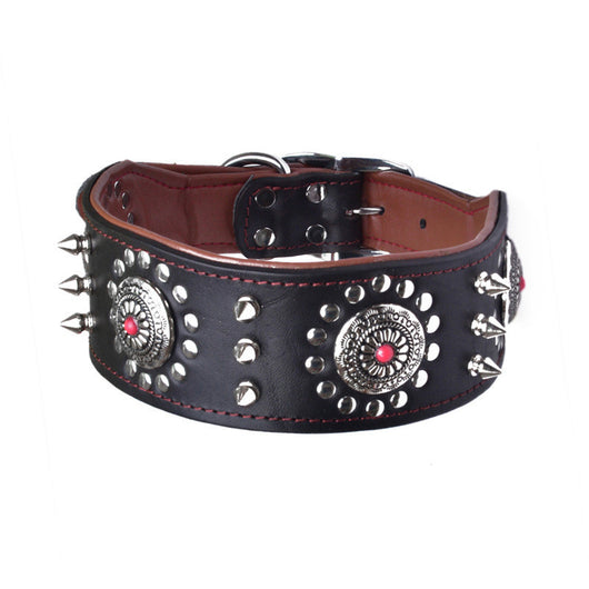 Collar Retro para Mascotas con Remaches de Aleación - Image 3