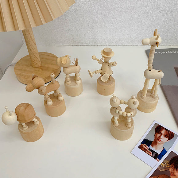 Adornos Decorativos de Madera con Animales - Decoración Infantil y Comercial