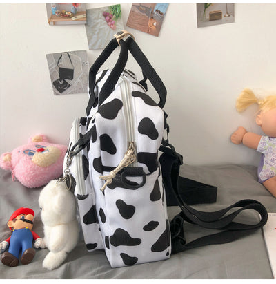 Mochila Bolso de Hombro Estampado Vaca - Diseño Fashion - Image 15