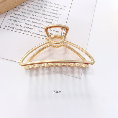 Pinza Claw Coreana Perla Metal Grande con Lazo y Borla - Image 13