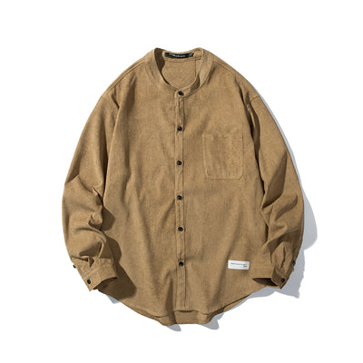Camisa Suelta de Manga Larga Clásica para Hombre - Image 8
