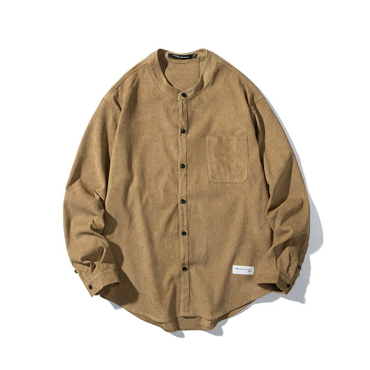 Camisa Suelta de Manga Larga Clásica para Hombre - Image 8