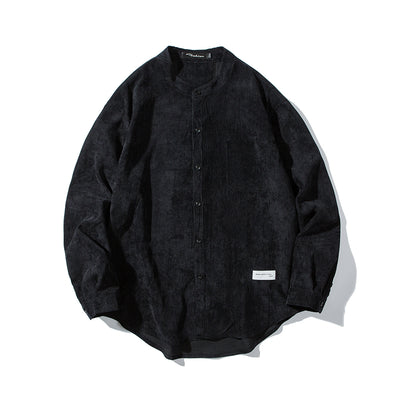 Camisa Suelta de Manga Larga Clásica para Hombre - Image 5