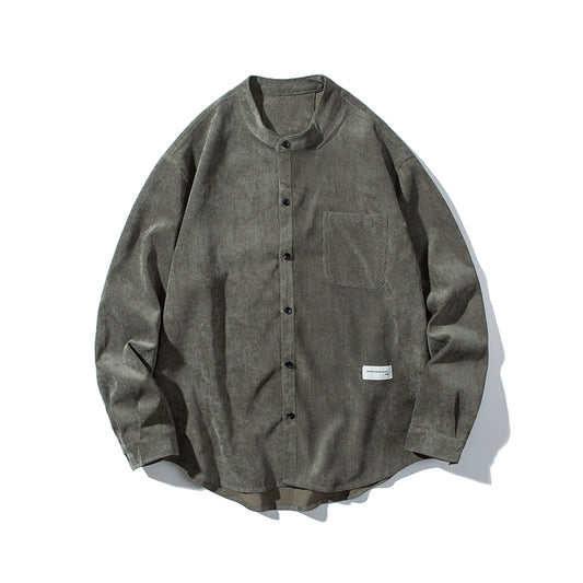 Camisa Suelta de Manga Larga Clásica para Hombre - Image 2