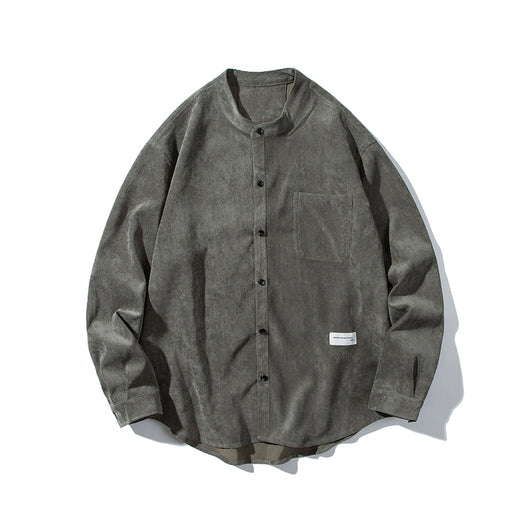 Camisa Suelta de Manga Larga Clásica para Hombre - Image 2