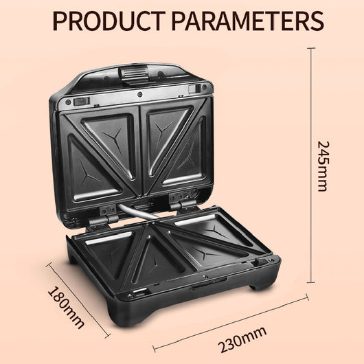 Tostadora Compacta Dual para Sándwiches y Desayunos Rápidos - Image 3