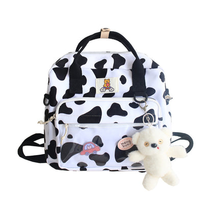 Mochila Bolso de Hombro Estampado Vaca - Diseño Fashion - Image 10