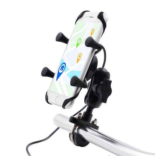 Soporte Aluminio para Celular en Moto y Bicicleta Eléctrica - Image 2