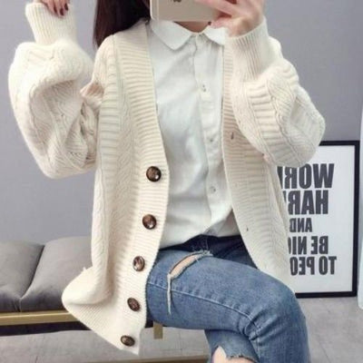 Suéter Cardigan Holgado Multiusos para Estudiantes - Image 2