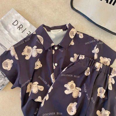 Pijama Enterizo Estampado Oso para Niños y Niñas - Image 3