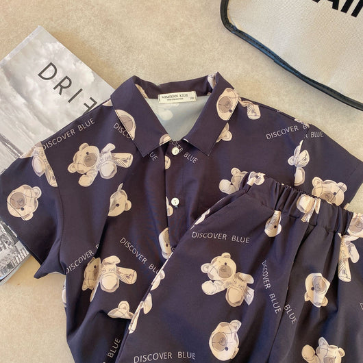 Pijama Enterizo Estampado Oso para Niños y Niñas - Image 3
