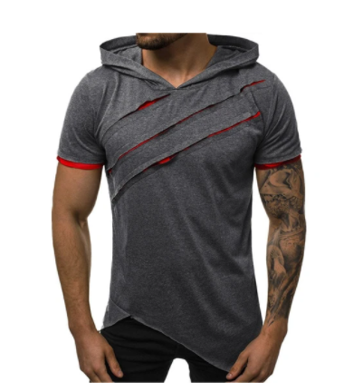 Playera Personalizada de Fitness con Pliegues en Mangas Cortas - Image 5
