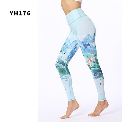 Pantalones Yoga Estampados con Tecnología Stretch para Mujer - Image 11