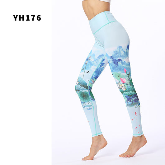 Pantalones Yoga Estampados con Tecnología Stretch para Mujer - Image 11